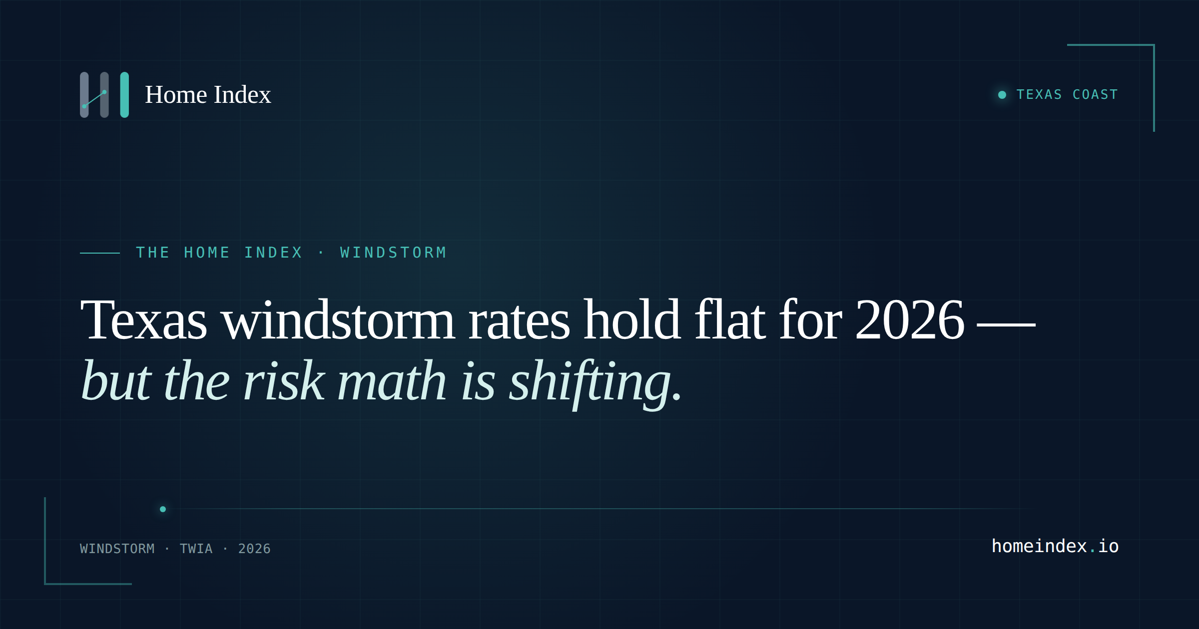 TWIA Just Filed for 0% in 2026. The Trade-Off That Made It Possible.